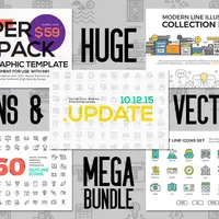 Векторная инфографика и иконки