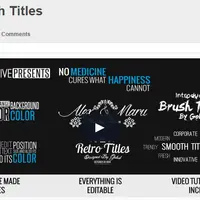 Титры для видео