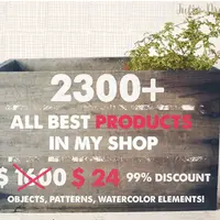 40 наборов паттернов и фонов