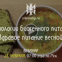 Технологии биогенного питания. Здоровое питание весной