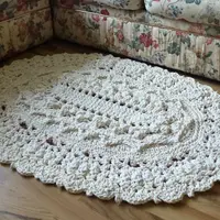 Мастер-класс по вязанию ковра Овальный
