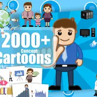 Рисованная векторная графика для презентаций