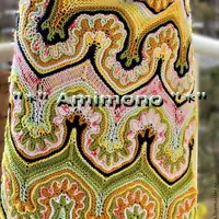 Многоцветное вязание спицами: узор Турецкая волна и носочки Море Эгейское