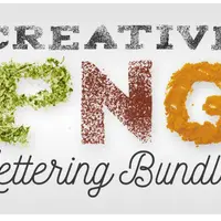 Creative PNG Lettering Bundle
