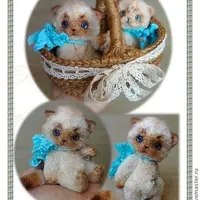 Котята крючком