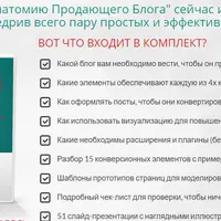 Анатомия продающего блога