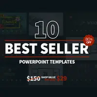 10 bestseller Powerpoint шаблонов презентаций