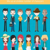 Конструктор векторных персонажей и аксессуары