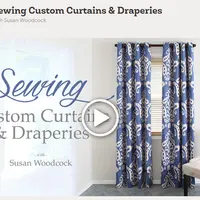 Пошив штор и драпировка