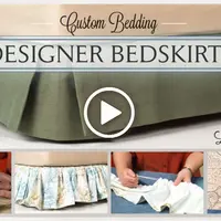 Постельные принадлежности: Дизайн и пошив «юбки» для кровати