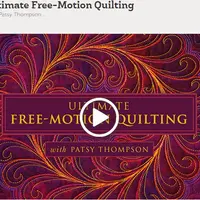 Идеальная стёжка свободным движением