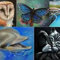 Зоопарк пастелью