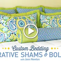 Декоративные подушки: Custom Bedding: Decorative Shams & Bolsters