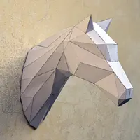 Скульптура из бумаги - Лошадь