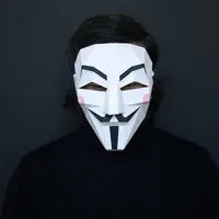 Маска из бумаги Гай Фокс