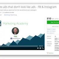 Create ads that don't look like ads - FB & Instagram