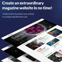 Gridlove - Креативный новостник, статейник или журнал