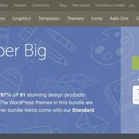 Большой декабрьский набор графики и шрифтов