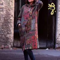 Войлочный пэчворк. Пальто