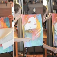 Флип-Флоп портрет технология (стик арт)