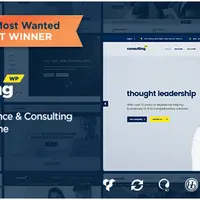 Consulting - бизнес шаблон для WordPress