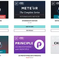 9 курсов: Meteor, React, UX Prototyping, Chart.Js, Gitlab, Drupal 8, Atom