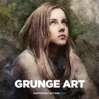Гранж арт экшен - Grunge Art Photoshop Action