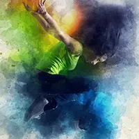 Акварельный экшен - Watercolor Animation Photoshop Action