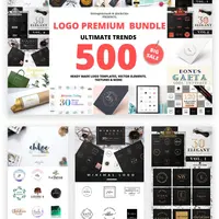 500 премиум логотипов