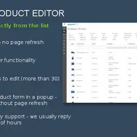 Instant Product Editor для OpenCart