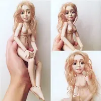 Шарнирная кукла из запекаемого пластика