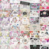 2000+ элементов акварельной графики