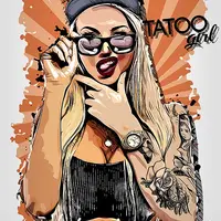 Экшен векторный скетч