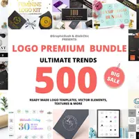 500 премиальных векторных логотипов