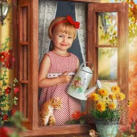 Коллаж Солнечная осень