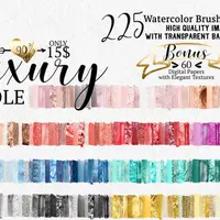 225 кистей для Photoshop и 60 текстур