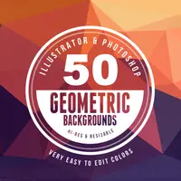 Геометрические и многоугольные фоны и фигуры