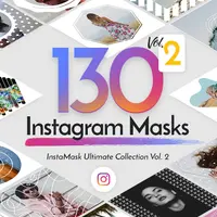 Коллекция из 130 масок Instagram