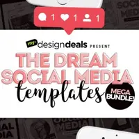 Меганабор шаблонов для оформления соцсетей