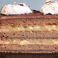 Шоколадно-грушевый торт