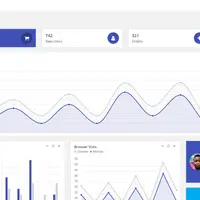 Админтема Rocket - Bootstrap 4