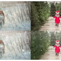 White Winter Overlays and Brushes