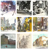 Новый городской скетчинг