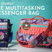 Шьём сумку через плечо: Sew Sturdy: The Multitasking Messenger Bag
