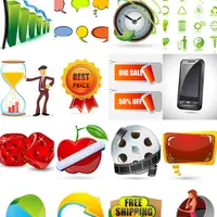 Пак 4400 векторных изображений и 100 стоковых картинок