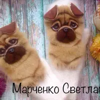 Видео мастер-класс по меховым животным на варежки «Мопсы»