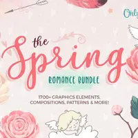 Романтично весенний набор графики