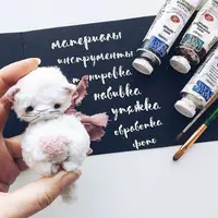 МК по пошиву мини-котенка