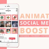 Анимированные шаблоны для Instagram и Facebook в Photoshop