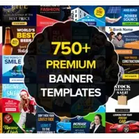 Более 750 баннеров для соцсетей и сайтов